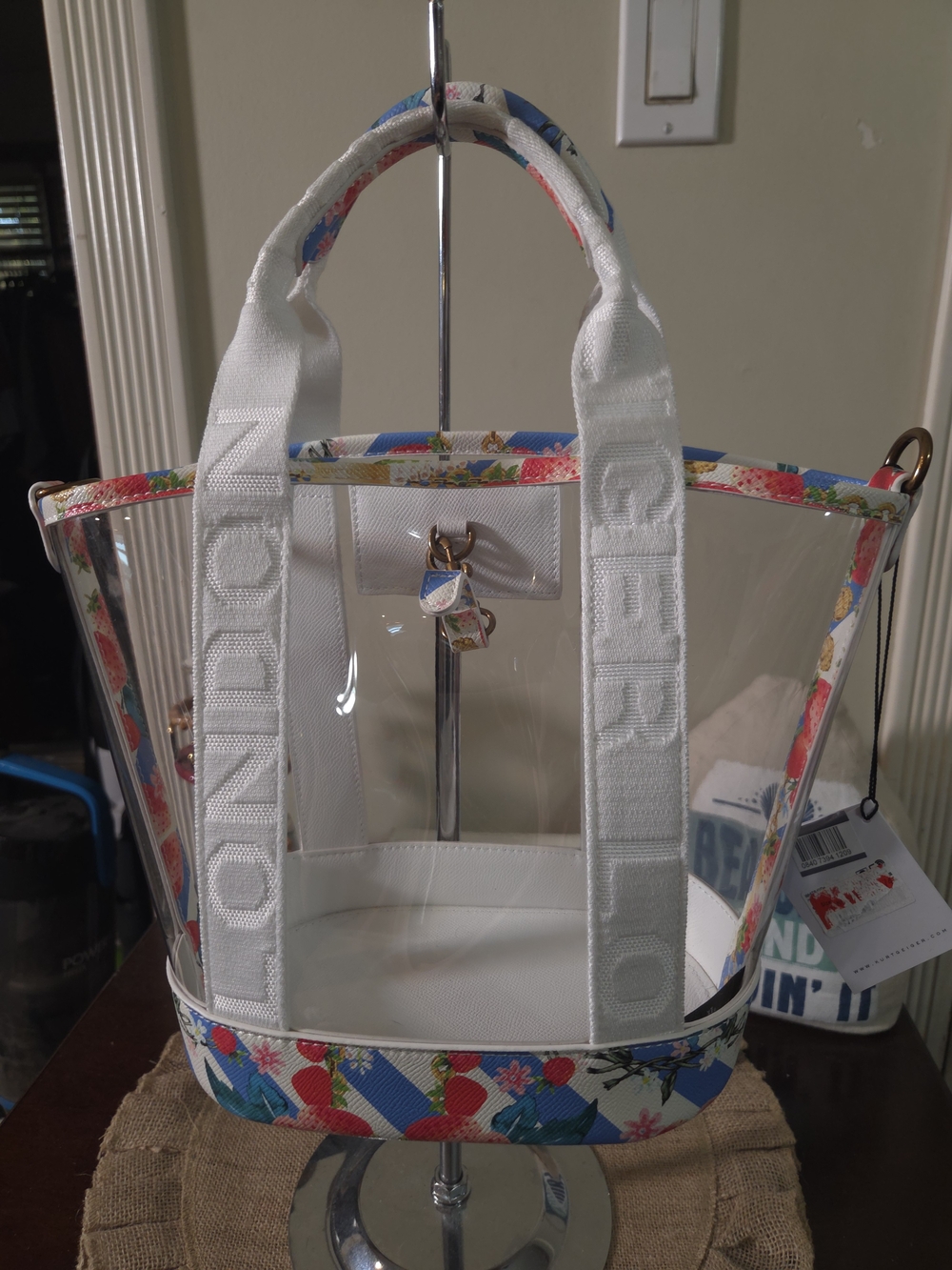 NWT Kurt Geiger Hampstead Vinyl Tote - Picture 5 of 8